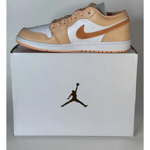 Jordan Air Jordan 1 Low Sneakers Men Sunset Haze White Peach Orange New